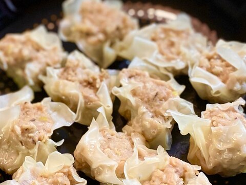 ふっくら食感❤️しいたけと玉ねぎのシューマイ